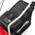 Tondeuse à gazon à essence 4 temps 139 cm³ bac 35 L coupe 39 cm hauteur 25 à 75 mm