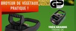 Broyeur de végétaux électrique 2800 W 44 mm 2 sacs 60 L inversion rotor 240 V – image 2