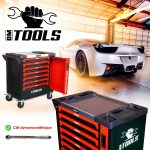 Servante d’atelier 257 outils 7 tiroirs porte latérale et tiroir vertical – image 2