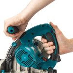 Scie plongeante 1300 W lame 165 mm rail de guidage profondeur coupe 56 mm 5200 tr/min – image 3