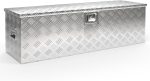 Caisse à outils aluminium 76 x 32 x 24,5 cm 59 L hydrofuge fermeture à charnière centrale - 1240 x 370 x 380 mm – image 1