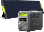 Station électrique portable 1024 Wh 1200 W batterie LiFePO4 7 sorties - F1200+200W solar panel – image 1