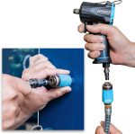 Enrouleur de tuyau montage mural 15 m diamètre intérieur 10 mm raccord rapide Stop at any point – image 4