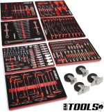 Servante d’atelier 257 outils 7 tiroirs porte latérale et tiroir vertical – image 3