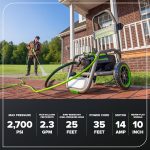 Nettoyeur haute pression électrique 2700 PSI 2,3 GPM tuyau 7,62 m – image 2