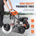 Nettoyeur haute pression à gaz 3500 PSI 10 L/min avec 5 buses