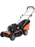 Tondeuse thermique autotractée 46 cm moteur 125 cm³ bac 55 L mulching