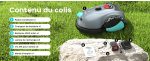Robot tondeuse sans fil avec navigation visuelle et coupe 16 cm - Noir clair – image 11
