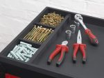 Servante d’atelier 7 tiroirs charge 150 kg 69,6 x 47,2 x 97,6 cm verrouillage central roues avec freins – image 6