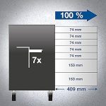 Servante d’atelier 7 tiroirs avec 120 outils charge 200 kg – image 9