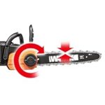 Tronçonneuse sans fil 40 V guide 35 cm vitesse chaîne 8 m/s avec 2 batteries et chargeur - 40cm - 2000W, Tronçonneuses – image 1