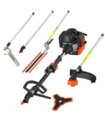 Débroussailleuse thermique 52 cm3 3 CV largeur de coupe 32 cm tête double fil lame 3 dents réservoir 1,2 L - 62 cc – image 14