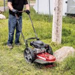 Tondeuse à fil thermique 160 cc 55.9 cm avec grandes roues