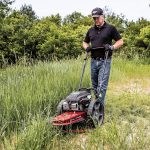 Tondeuse à fil thermique 160 cc 55.9 cm avec grandes roues