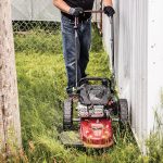 Tondeuse à fil thermique 160 cc 55.9 cm avec grandes roues