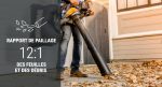Aspirateur souffleur sans fil 40 V 335 km/h sac 35 L - Souffleurs, 266 km/h - 2 batteries 4Ah – image 5