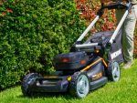 Tondeuse à gazon sans fil autotractée 40 V coupe 46 cm avec 2 batteries 4 Ah - Tondeuses poussées, Moderne – image 4