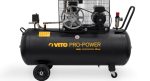 Compresseur d’air 200 L 3000 W 10 bars à courroie sur roues – image 11