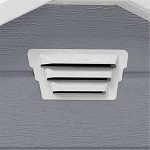 Abri de jardin monopente 1,8 m² polypropylène anti-UV plancher ventilation étagère – image 3