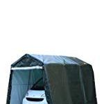 Tente garage 3,3 x 4,8 m bâche PVC 800 N armature acier imperméable hauteur 2,7 m - 3,3x8,4 m, Vert – image 2