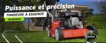 Tondeuse à gazon à essence 4 temps 139 cm³ bac 35 L coupe 39 cm hauteur 25 à 75 mm