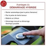 Tondeuse thermique 53 cm autotractée avec démarrage électrique
