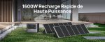 Station électrique portable 2048 Wh 2400 W UPS recharge