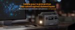 Station d’énergie solaire 400 W 256 Wh avec sortie CA