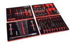 Servante d’atelier 257 outils 7 tiroirs porte latérale et tiroir vertical – image 12