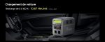 Station électrique portable 1024 Wh 1200 W batterie LiFePO4 7 sorties