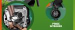 Broyeur de végétaux électrique 2800 W 44 mm 2 sacs 60 L inversion rotor 240 V – image 4