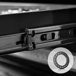 Servante d’atelier 8 tiroirs avec outils charge 35 kg par tiroir roulettes 125 mm compartiment latéral verrouillage central