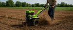 Motoculteur thermique 212 cm3 7 CV largeur 105 à 120 cm