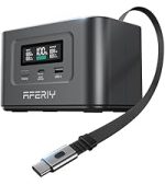 Station d’énergie solaire 400 W 256 Wh avec sortie CA