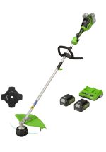 Coupe-bordure débroussailleuse batterie 48 V avec 2 batteries 4 Ah fil 38 cm lame 25 cm - 40 cm, Sans Batterie – image 4
