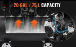 Compresseur d’air 75 L 2.65 kW 125 PSI 14.6 CFM