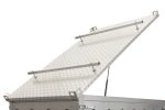 Remorque simple essieu UNITRAILER Garden Trailer 150 KIPP 150x106 capot aluminium – image 4