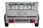 Remorque benne basculante UNITRAILER Garden Trailer 230 KIPP 230×125 cm, PTAC 750 kg, ridelles grillagées + bâche plate – image 18