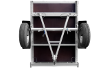 Remorque benne basculante UNITRAILER Garden Trailer 150 KIPP 150×106 cm, PTAC 750 kg, bâche plate grise + roue jockey – image 9