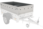 Remorque légère 200x125 UNITRAILER GARDEN 201 KIPP côtés BIS capot aluminium PTAC 750 kg – image 3