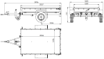 Remorque basculante 1 essieu UNITRAILER Garden Trailer 201 Kipp 200x125 cm 750 kg – image 18