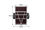 Remorque basculante 1 essieu UNITRAILER Garden Trailer 201 Kipp 200x125 cm 750 kg – image 16
