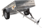 Remorque utilitaire UNITRAILER Garden Trailer 201 KIPP 200x125 bâche plate ridelles grillagées roue jockey – image 8