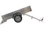 Remorque basculante 1 essieu UNITRAILER Garden Trailer 201 Kipp 200x125 cm 750 kg – image 1
