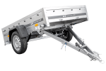 Remorque sur ressorts UNITRAILER Garden 201/R KIPP 200x125 châssis H-0 bâche bleue 750 kg – image 2