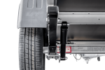 Remorque sur ressorts UNITRAILER Garden 264/R KIPP 264x125 ridelles grillagées châssis H-0 bâche grise 750 kg – image 12