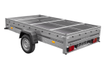 Remorque à un essieu sur ressorts UNITRAILER Garden 265/R KIPP 264x150 châssis H-0 bâche bleue – image 9
