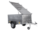 Remorque UNITRAILER Garden Trailer 200 Kipp avec capot 200x106 cm PTAC 750 kg – image 15