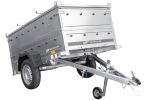 Remorque UNITRAILER Garden Trailer 200 Kipp avec capot 200x106 cm PTAC 750 kg – image 1