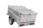 Remorque légère 200x125 UNITRAILER GARDEN 201 KIPP côtés BIS capot aluminium PTAC 750 kg – image 17